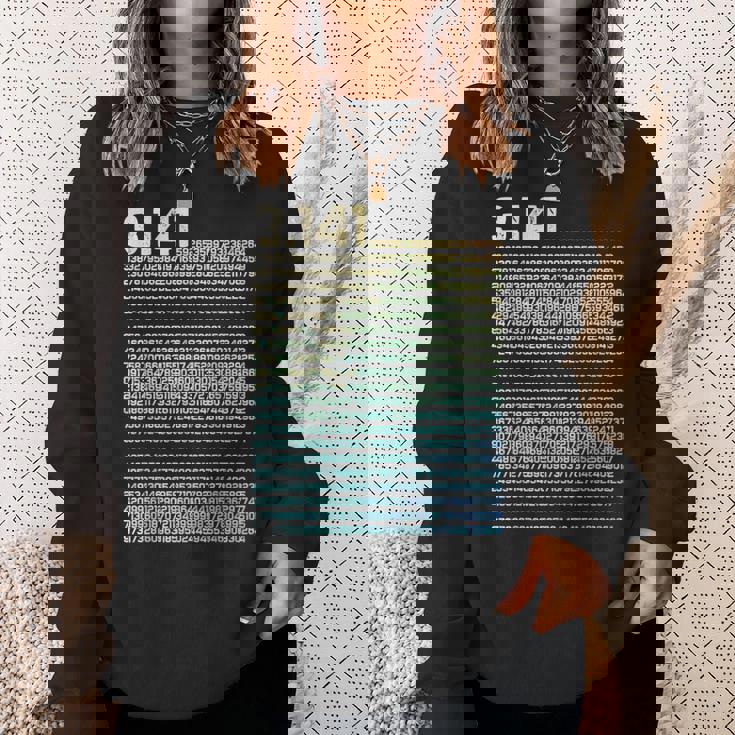 314 数学 物理学 314 円周率の日 スウェットシャツ 彼女への贈り物