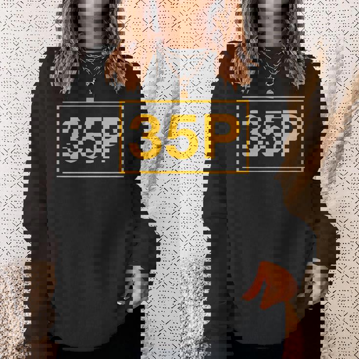 35P 暗号言語 スウェットシャツ 彼女への贈り物