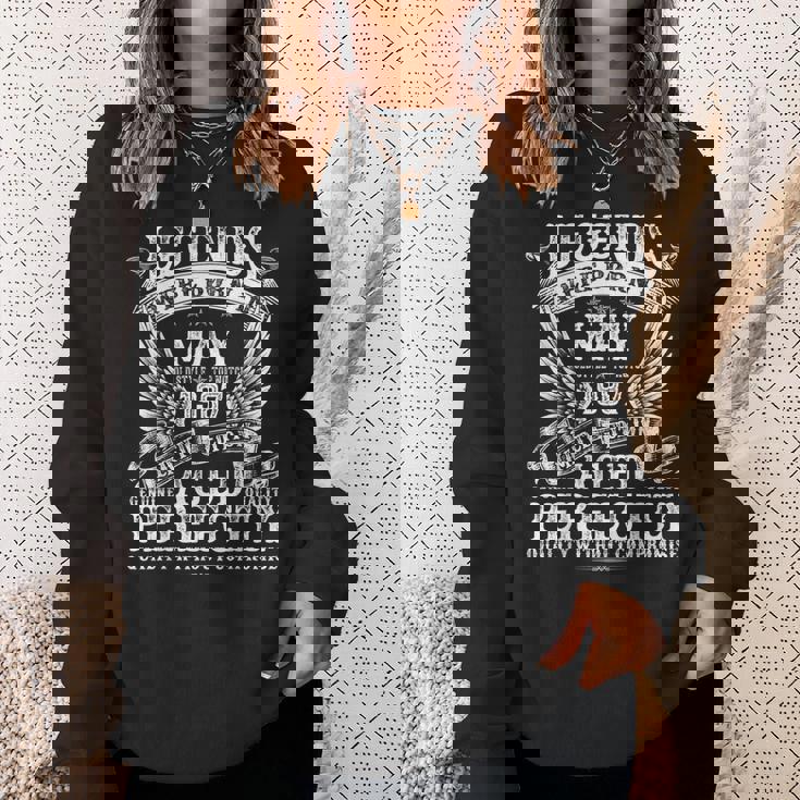 38歳の誕生日プレゼント 男性用 1987年5月 誕生日 面白い スウェットシャツ 彼女への贈り物