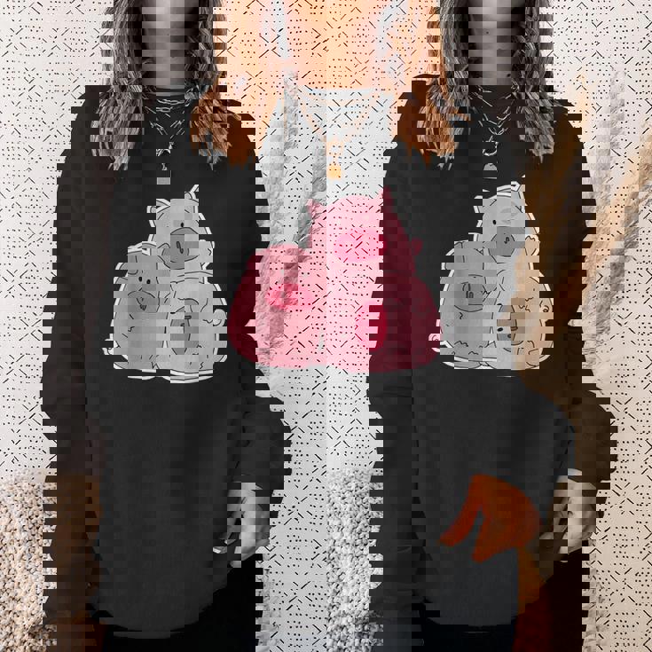 3匹の小さな豚 スウェットシャツ 彼女への贈り物