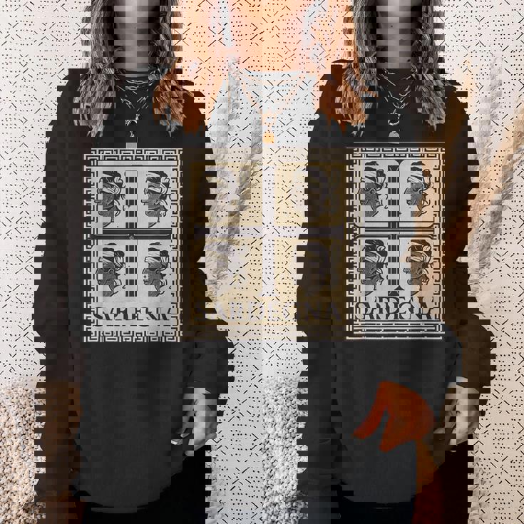 4 森 サルデーニャ 旗 サルデーニャ ギフト ローマ風 スウェットシャツ 彼女への贈り物