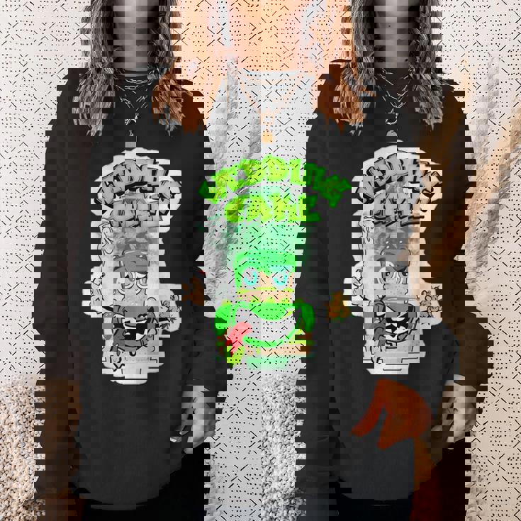 420 カンナビスカルチャーストーナー ウェディングケーキ 雑草ひずみ スウェットシャツ 彼女への贈り物