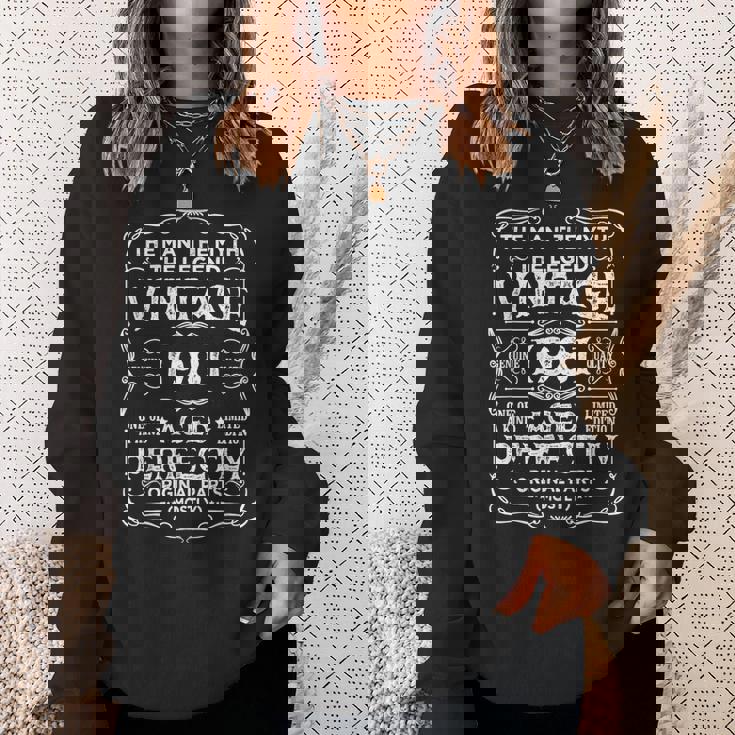 44歳の誕生日プレゼント ヴィンテージ 1981年 男性 面白い 44歳 1981年 スウェットシャツ 彼女への贈り物