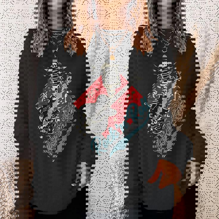 50年代 ロカビリー Clothing 1950年代 ソック ホップ スイング グリーザー ロッカー スウェットシャツ 彼女への贈り物