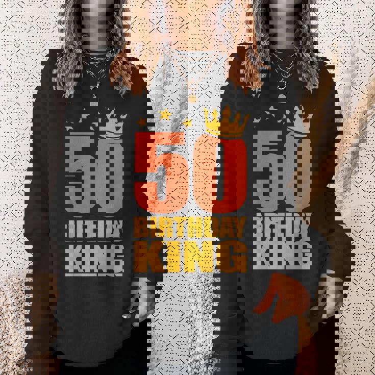 50歳の誕生日 王様 五十五十歳 スウェットシャツ 彼女への贈り物