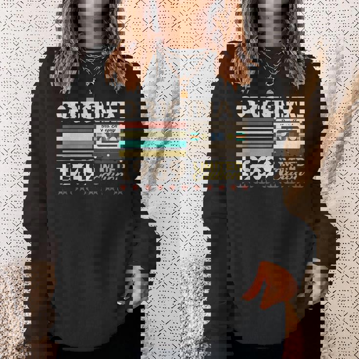 55 歳の誕生日プレゼント男性 1969 年 7月レトロ ビンテージ テープ スウェットシャツ 彼女への贈り物