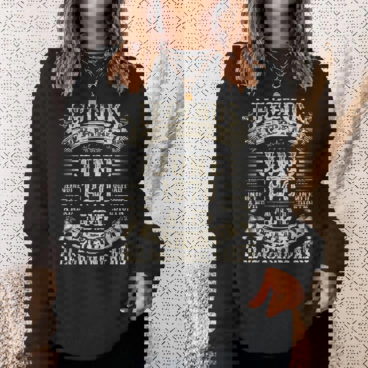 55歳の男性への誕生日プレゼント 55歳 誕生日 1970年6月 スウェットシャツ 彼女への贈り物