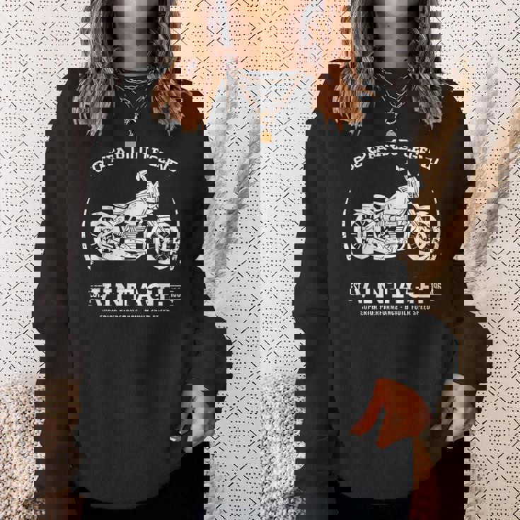 60歳のバイカー。1964年生まれ 60歳の誕生日 バイク バイク スウェットシャツ 彼女への贈り物