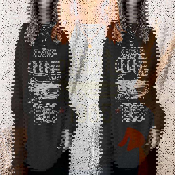 60歳の誕生日 1965年クラシックカー スウェットシャツ 彼女への贈り物