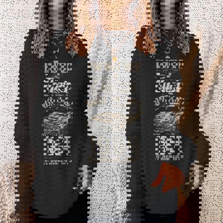 61歳の誕生日 1964年生まれのクラシックカー スウェットシャツ 彼女への贈り物