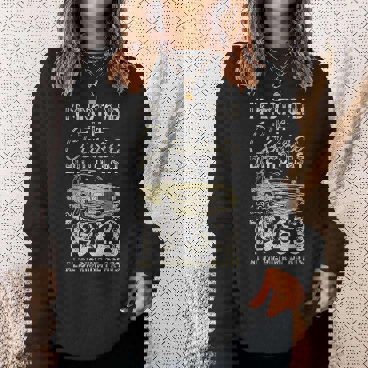 62 歳の誕生日、1963 年以来、クラシックカー、62 歳 スウェットシャツ 彼女への贈り物