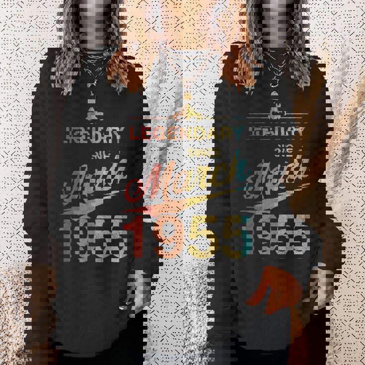 70Th Birthday 1955年3月生まれ 70歳 ヴィンテージ スウェットシャツ 彼女への贈り物