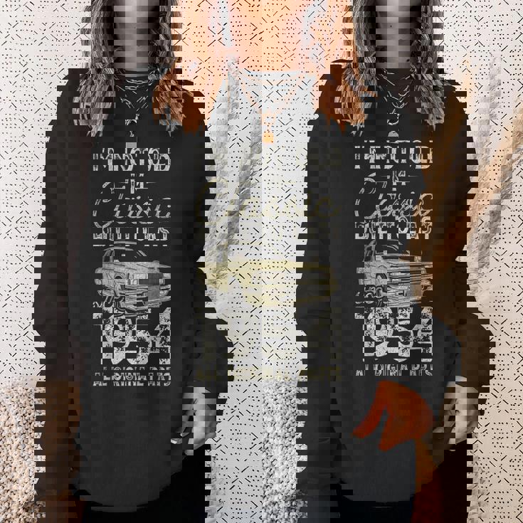 71 歳の誕生日、1954 年以来、クラシックカー、71 歳 スウェットシャツ 彼女への贈り物