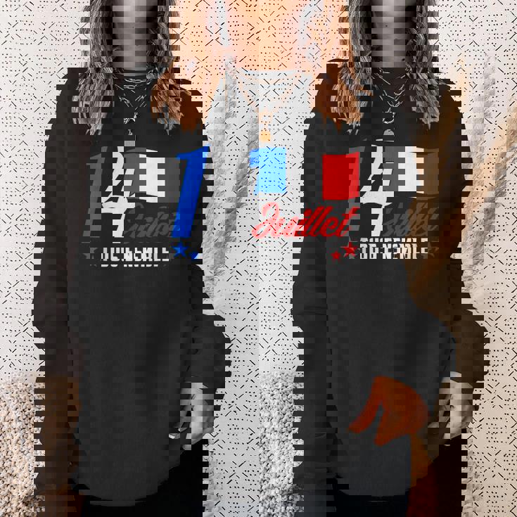 7月14日 全国共和党 フランス トリコロール スウェットシャツ 彼女への贈り物
