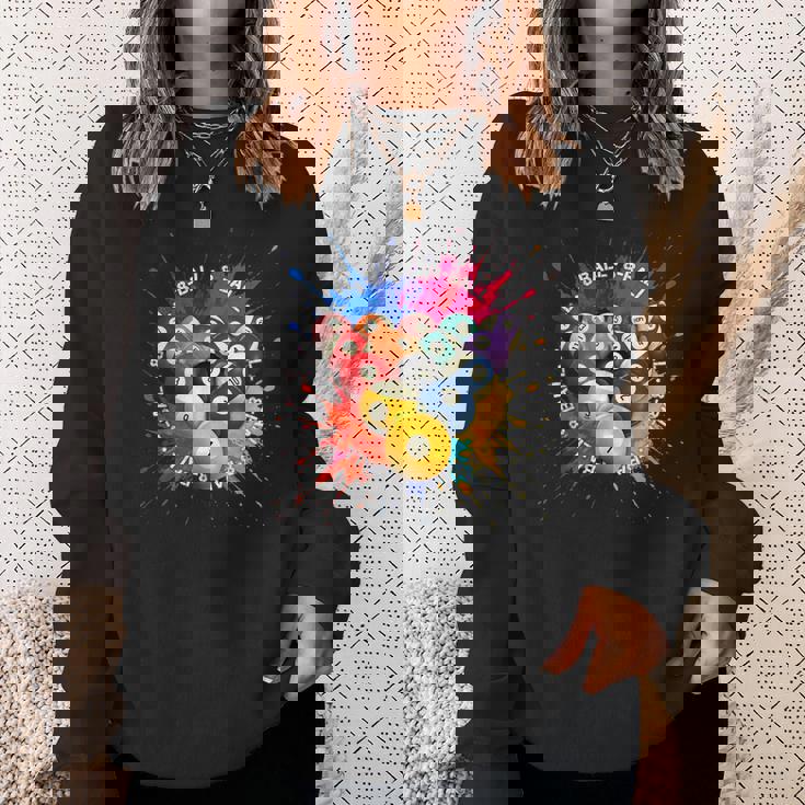 8-Ball Pool Team クールなグラフィックデザインリーグとトーナメント スウェットシャツ 彼女への贈り物