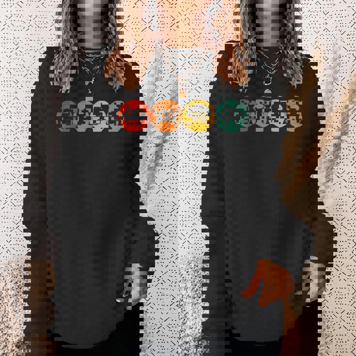 80年代ビデオゲーム ヴィンテージレトロアーケード スウェットシャツ 彼女への贈り物