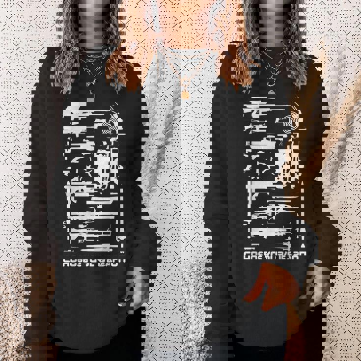 80年代映画 武器 サイエンスフィクションとホラーを選択 スウェットシャツ 彼女への贈り物