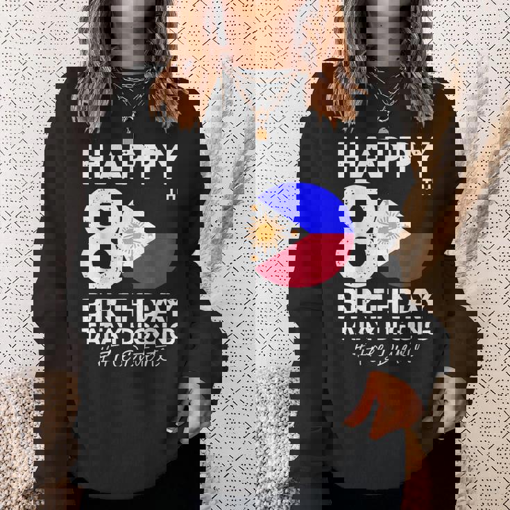 80歳の誕生日おめでとうタテイ・ディゴン・ドゥテルテ Prrd フリー・ドゥテルテ スウェットシャツ 彼女への贈り物