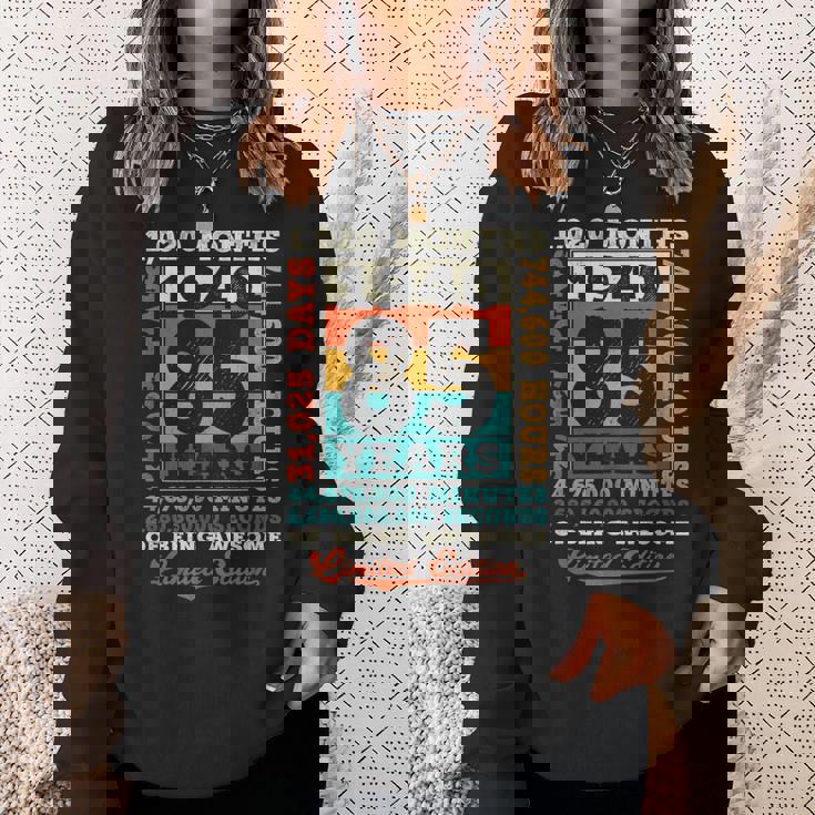 85歳 1020ヶ月 Of Being Awesome 1940 85歳の誕生日 スウェットシャツ 彼女への贈り物