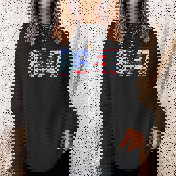 86 47 反トランプ大統領人権 8647 スウェットシャツ 彼女への贈り物