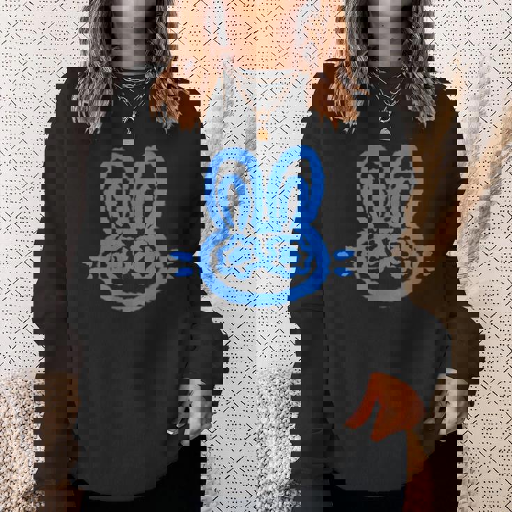 90S Y2k 泣いているウサギ うさぎは星空の下で悲しい スウェットシャツ 彼女への贈り物