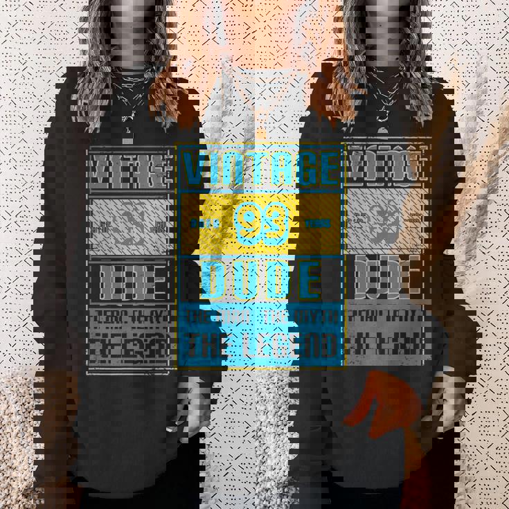 93歳の誕生日ギフト 男性用 93歳 ヴィンテージ お父さん 1927 スウェットシャツ 彼女への贈り物