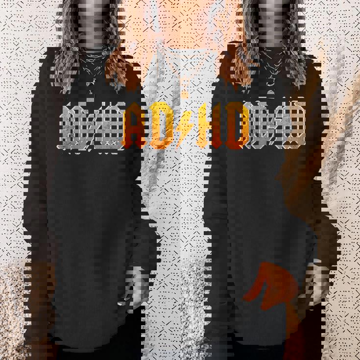 Adhd ロッカーtシャツ メンズ レディース キッズ スウェットシャツ 彼女への贈り物