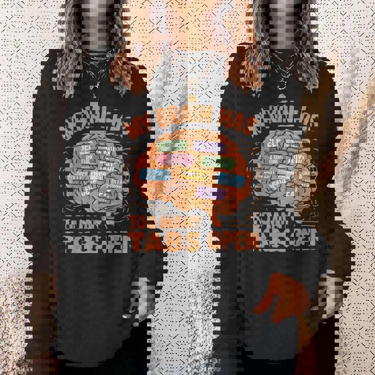 Adhd 意識 神経多様性 Adhd 脳 スウェットシャツ 彼女への贈り物