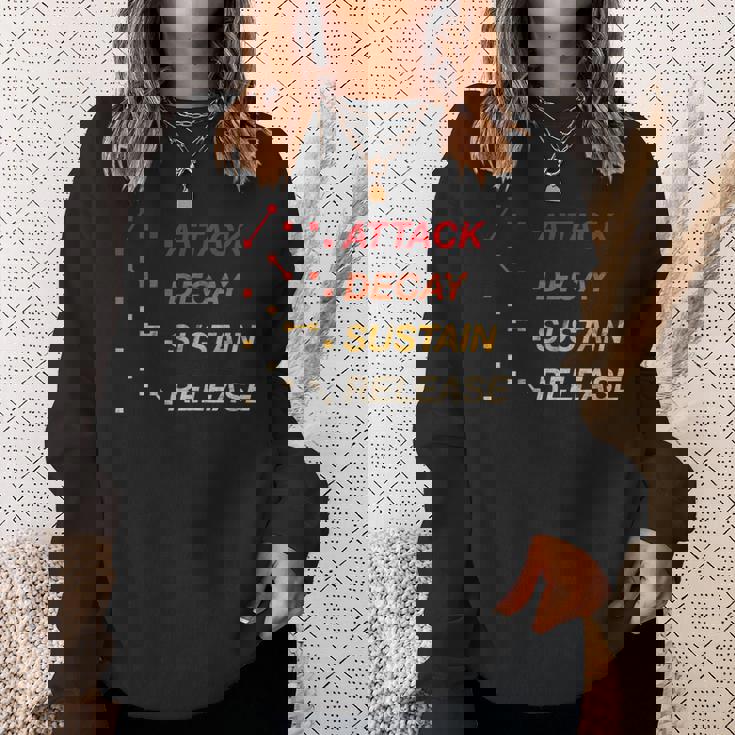 Adsr Producerynth ヴィンテージアナログギアスタジオエンベロープ酸 スウェットシャツ 彼女への贈り物