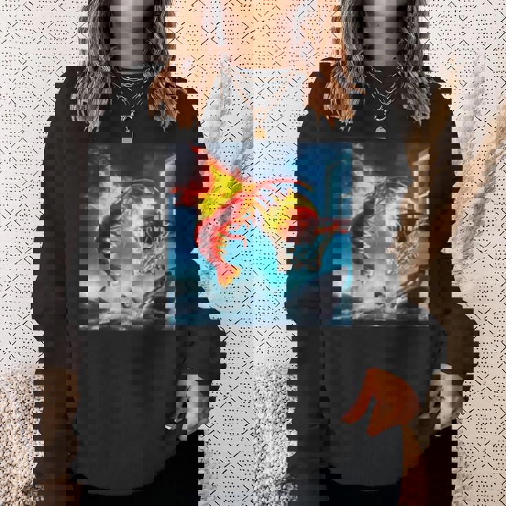 Aiharkのエビダンキング。 スウェットシャツ 彼女への贈り物