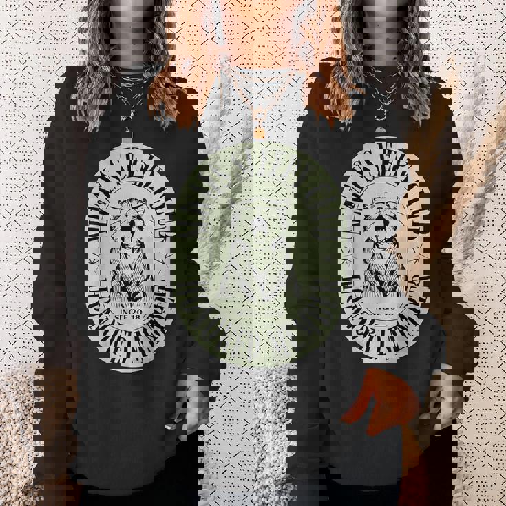 Alwaysleepy Club 男性用の面白いプリント、グラフィック スウェットシャツ 彼女への贈り物