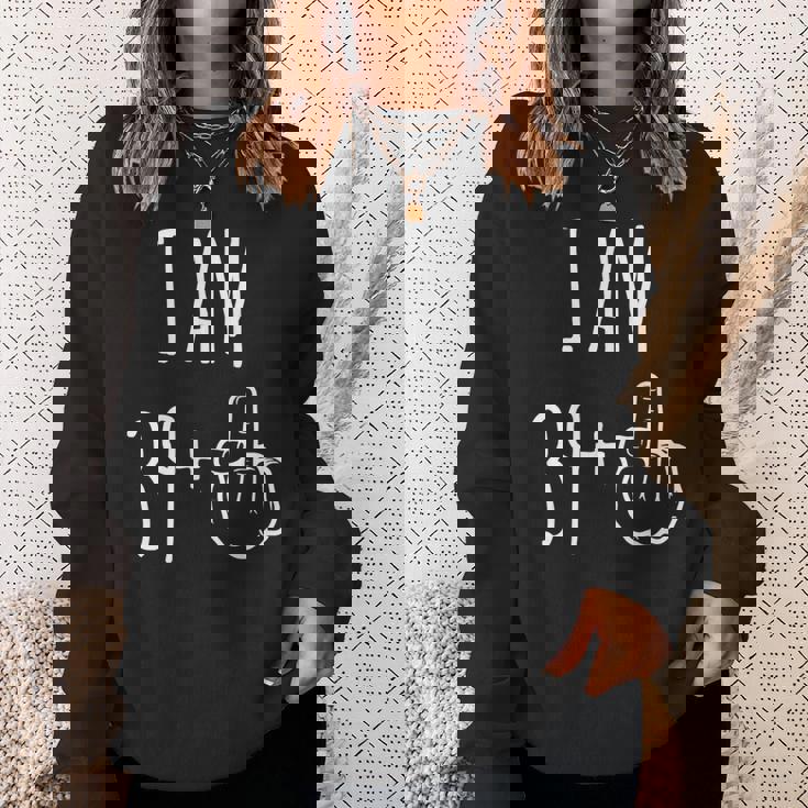 I Am 39 Plus 1 中指 40歳の誕生日 スウェットシャツ 彼女への贈り物