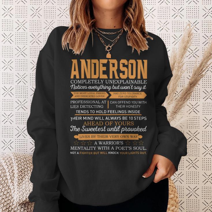 Anderson Completely Unexplainable Notices Everything But Won’T Say It Name Sweatshirt Gifts for Her
