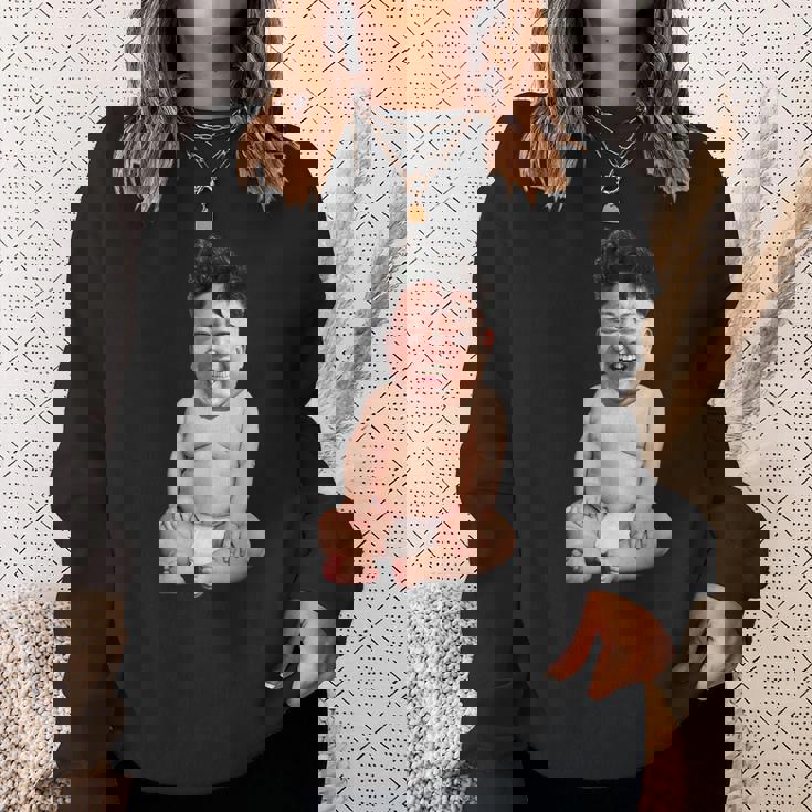 Baby Kim Jong Un-Big Baby スウェットシャツ 彼女への贈り物