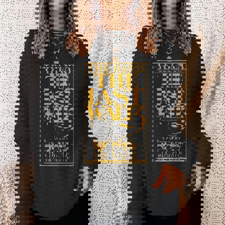 The Band The Last Waltz Yellow Print スウェットシャツ 彼女への贈り物