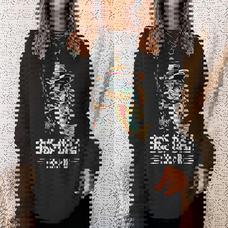 Bass-Ically I'm A Pro バスフィッシングアパレル メンズ キッズ スウェットシャツ 彼女への贈り物