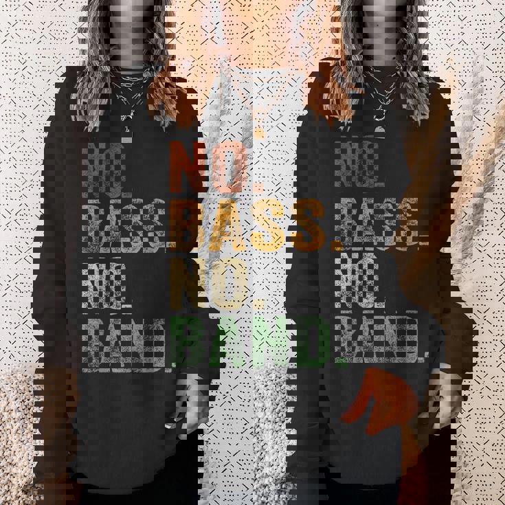 Bassist 楽器 エレキベース バンドなし スウェットシャツ 彼女への贈り物