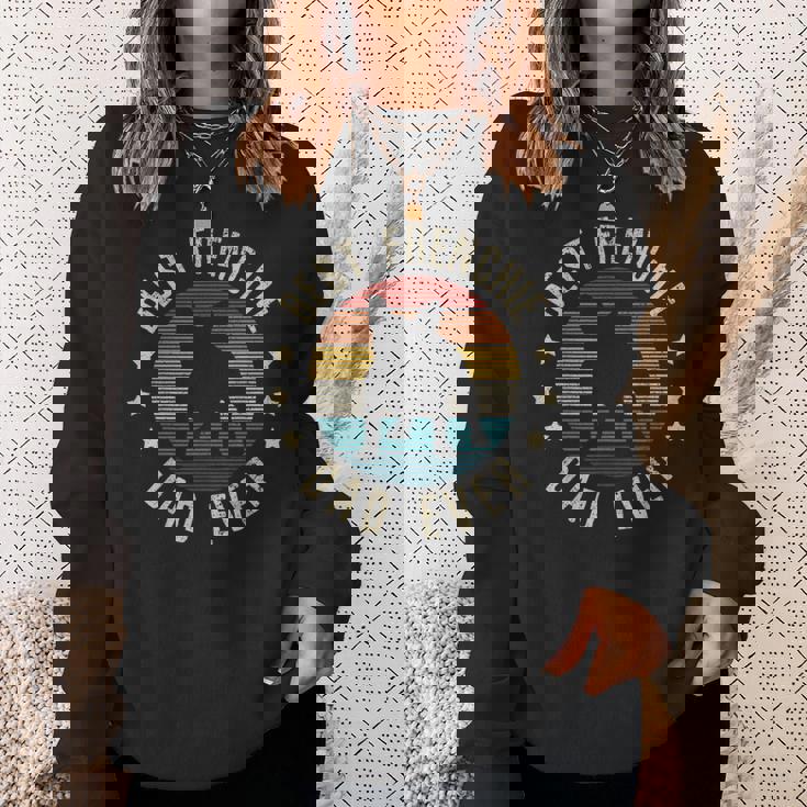 Best Frenchie Dad Ever ヴィンテージ フレンチブルドッグ 面白いギフト スウェットシャツ 彼女への贈り物