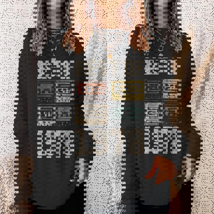 Best Of 1978 カセットテープ・レトロ 47歳の誕生日 スウェットシャツ 彼女への贈り物