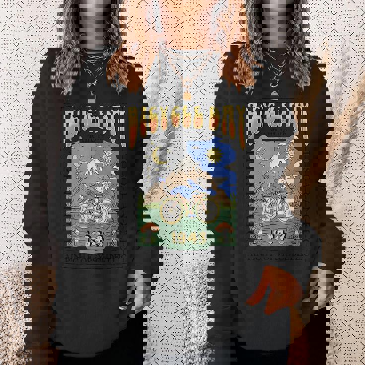 Bicycle Day アルバート・ホフマン Lsd サイケデリック実験 スウェットシャツ 彼女への贈り物