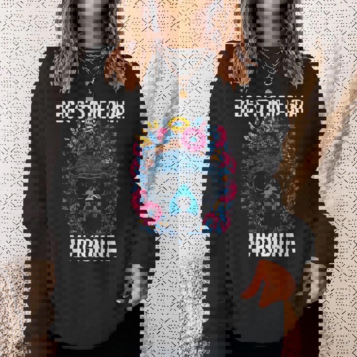 Bigtone Gap バージニア Usa クマと花のデザイン スウェットシャツ 彼女への贈り物