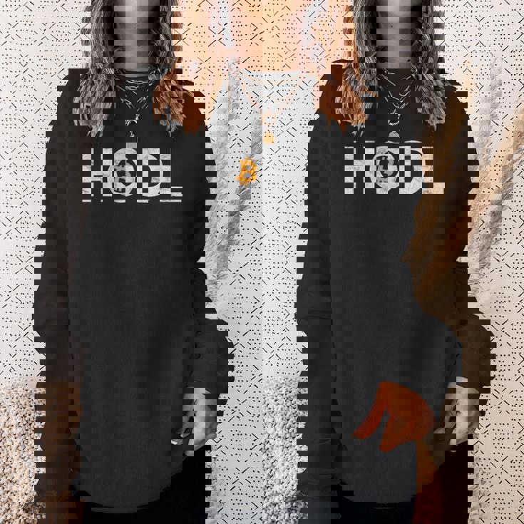 Bitcoin Hodl Bitcoin Hold スウェットシャツ 彼女への贈り物