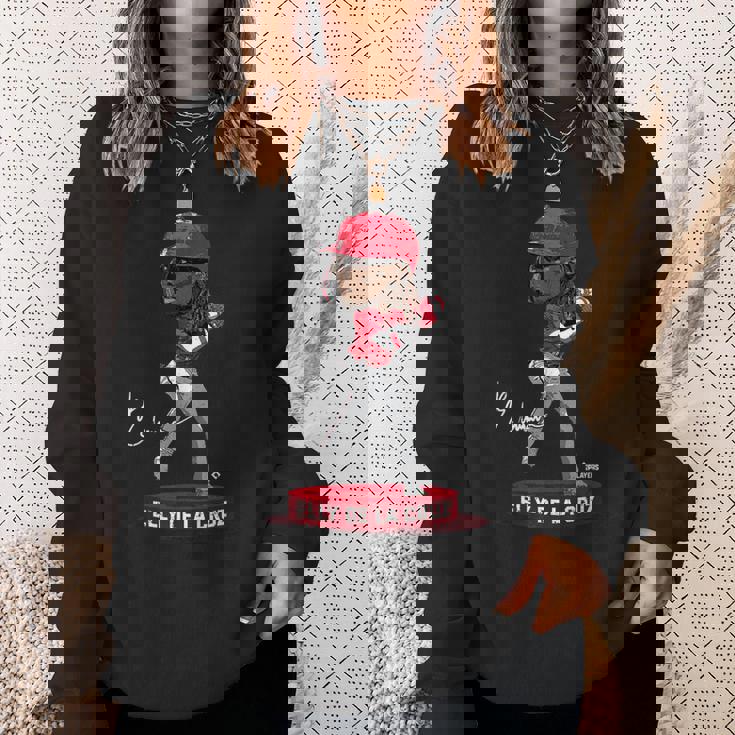 Bobblehead Elly De La Cruz Cincinnati Mlbpa スウェットシャツ 彼女への贈り物