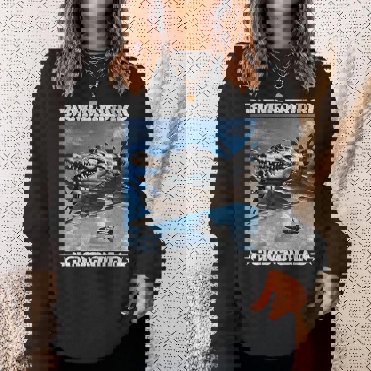 Bombardiro Crocodilo イタリアンブレインロットミーム スウェットシャツ 彼女への贈り物