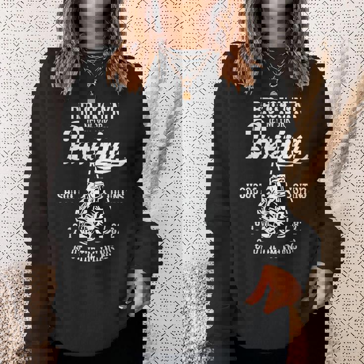 Brooklyn New York ボクシング スローバック スウェットシャツ 彼女への贈り物