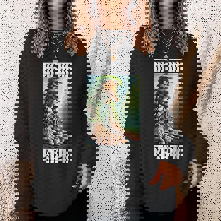 Brr Brr Patapim イタリアンブレインロットミーム スウェットシャツ 彼女への贈り物