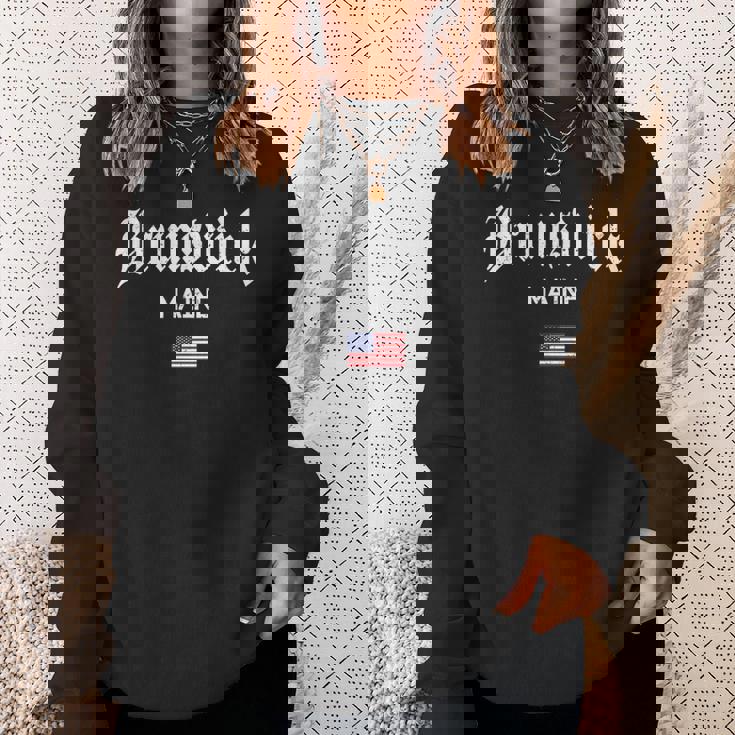 Brunswick Maine Gothic スウェットシャツ 彼女への贈り物