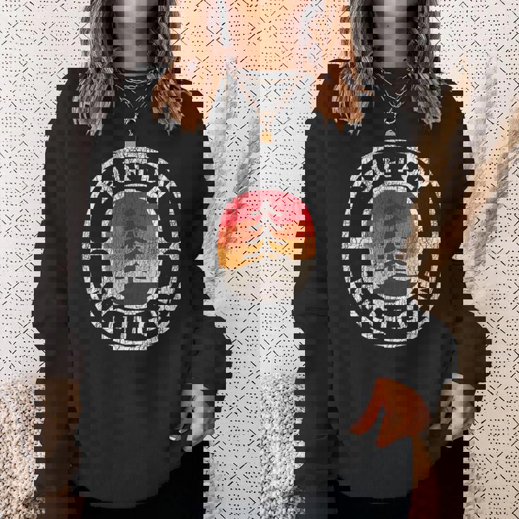 Burton Michigan ビンテージ レトロ グラフィック スウェットシャツ 彼女への贈り物