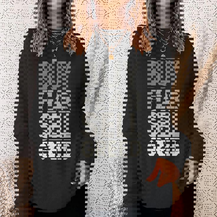 Buy Fearell Greed スウェットシャツ 彼女への贈り物