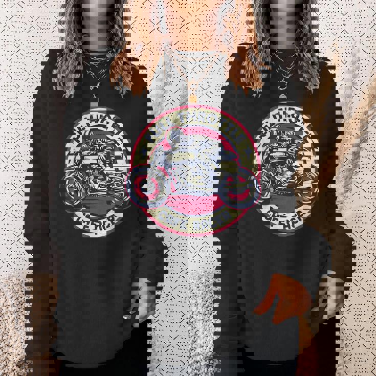 Cafe Racer フルスロットル ヴィンテージモーターサイクルtシャツ スウェットシャツ 彼女への贈り物